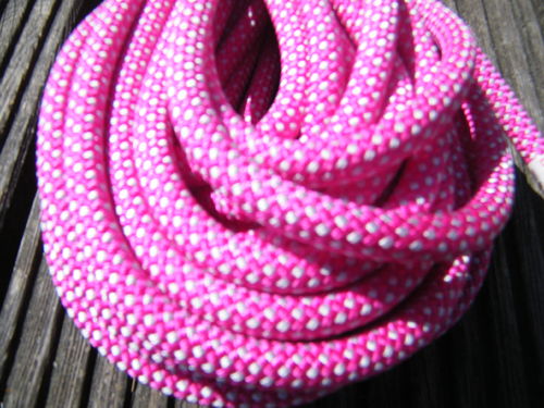 pink / silber, Seil, Guru 10.0, Einfachseil, Kletterseil, Bergseil 10mm, Sonderfarbe